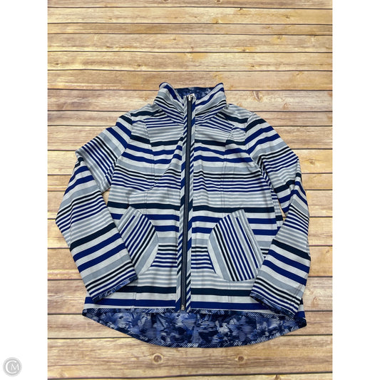 Athletic Jacket By Cmf In Blue, Size: S