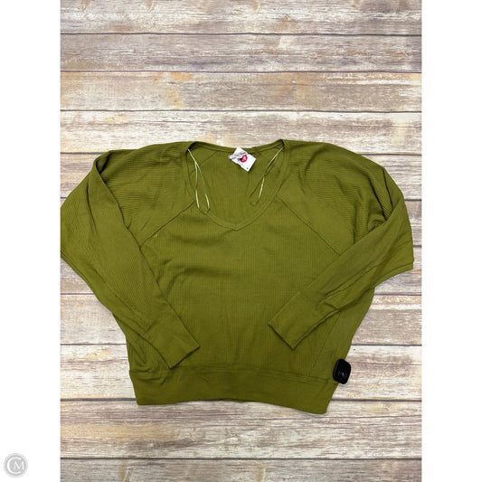 Sweater By Free People In Green, Size: Xs