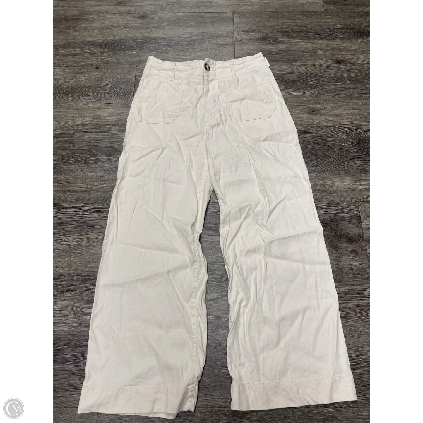 Pants Wide Leg By Maeve In Beige, Size: 4