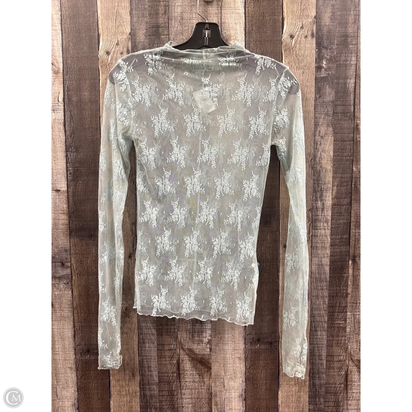 Top Long Sleeve By Free People In Blue, Size: S