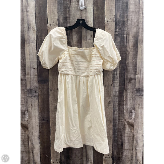 Dress Casual Midi By Cme In Cream, Size: M