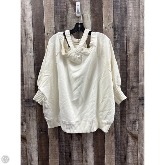 Sweatshirt Collar By Free People In Cream, Size: S