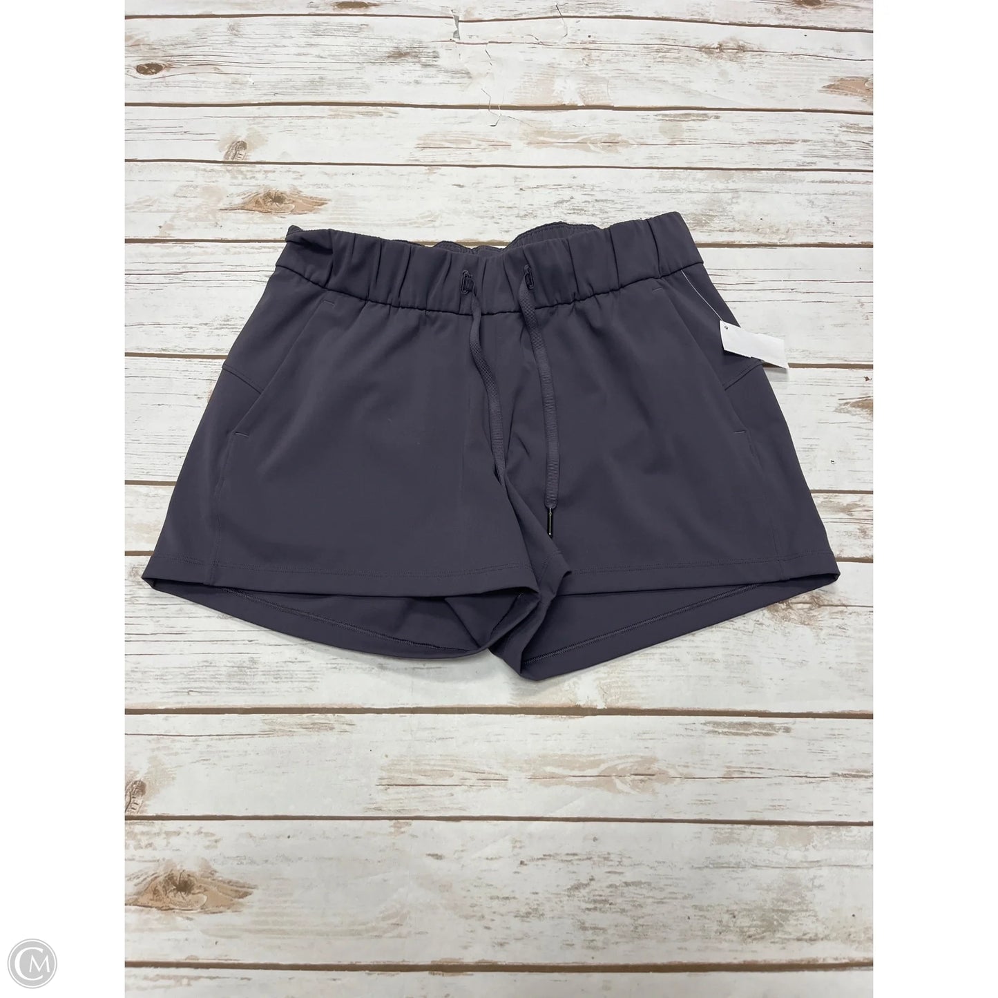Athletic Shorts By Lululemon In Grey, Size: 6