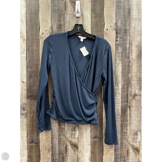 Top Long Sleeve By Nine West In Blue, Size: S