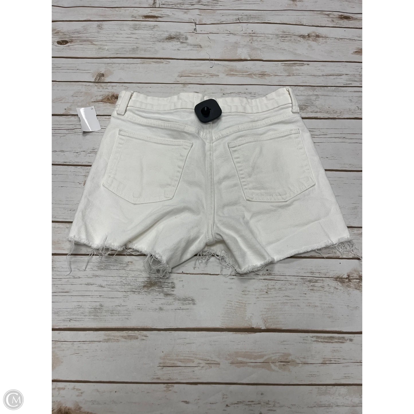 Shorts By Cme In White Denim, Size: M