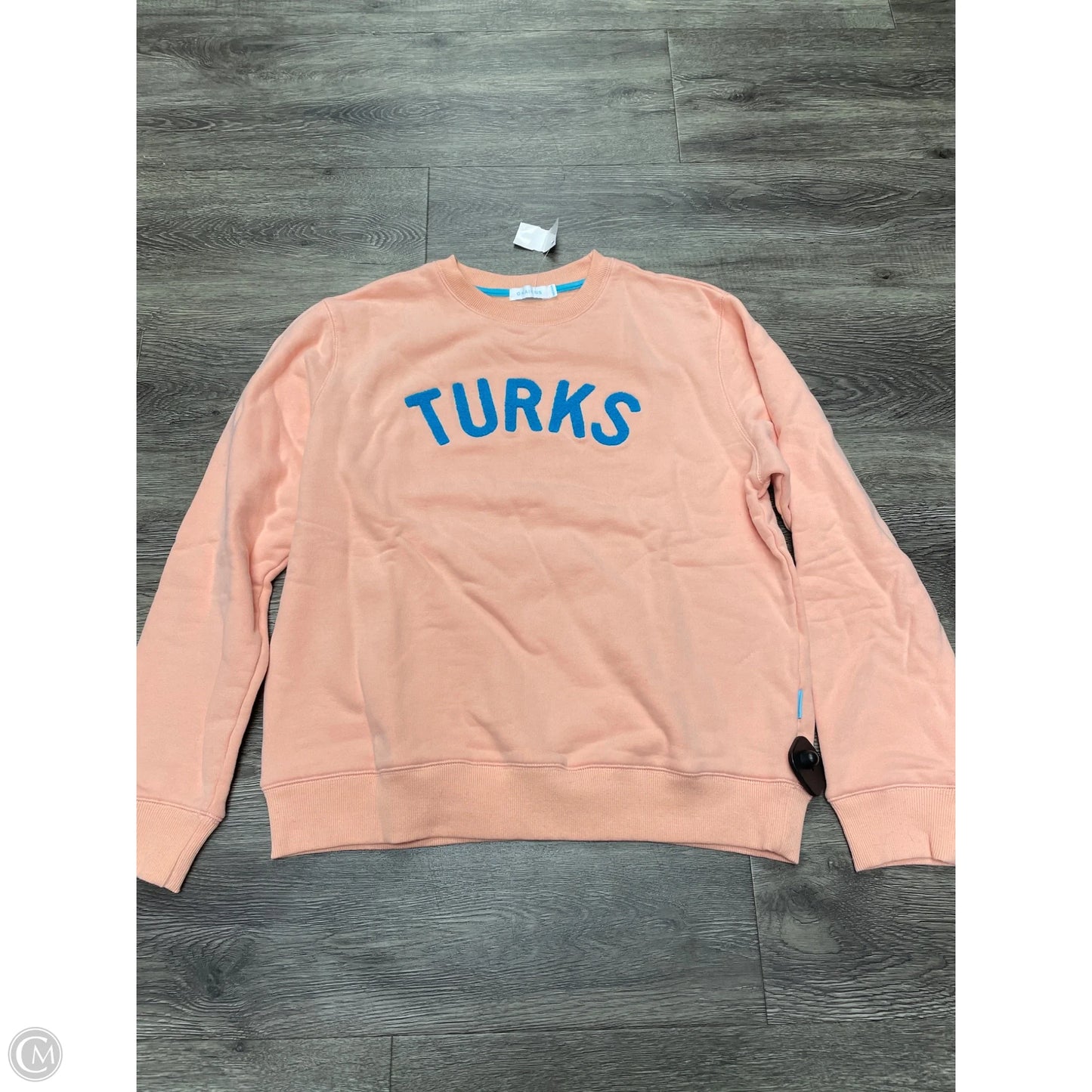 Sweatshirt Crewneck By Cme In Peach, Size: M