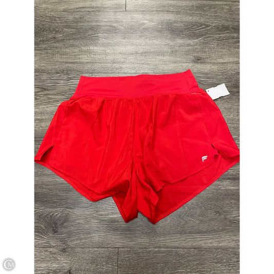 Athletic Shorts By Fabletics In Red, Size: S