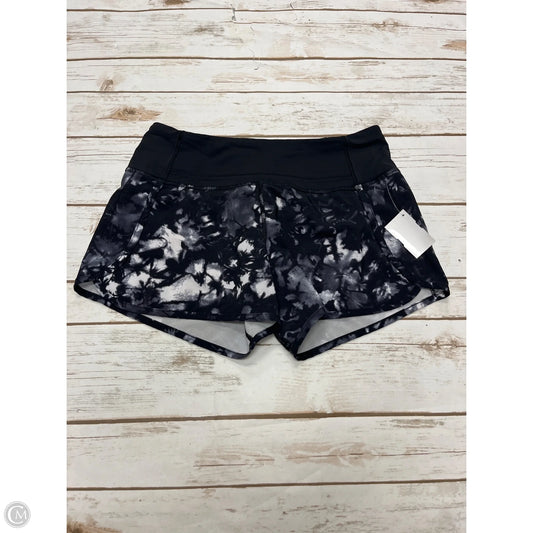 Athletic Shorts By Lululemon In Tie Dye Print, Size: 4