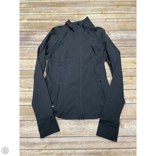 Athletic Jacket By Fabletics In Black, Size: S