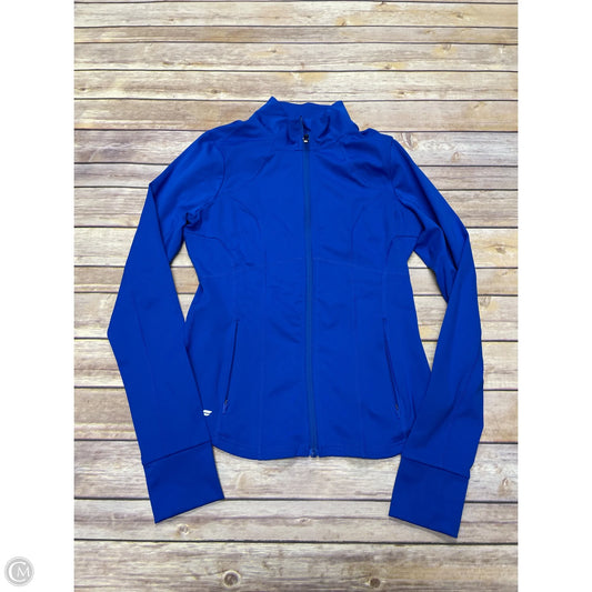 Athletic Jacket By Fabletics In Blue, Size: S