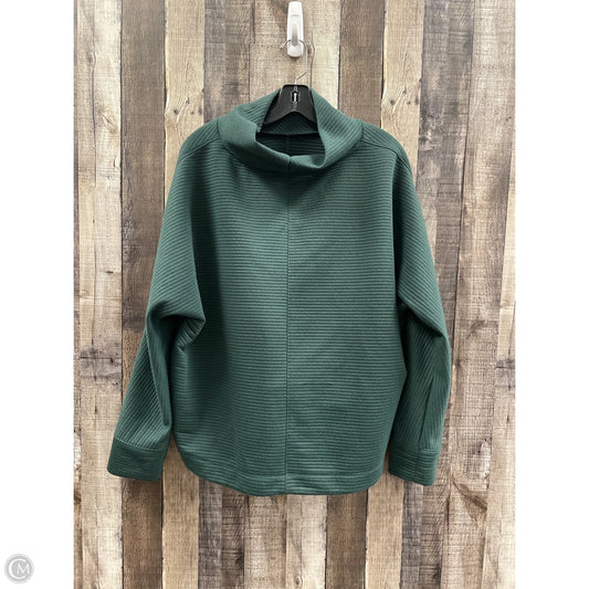 Sweatshirt Collar By Stylus In Green, Size: Xxl