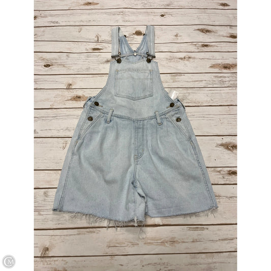 Shortalls By American Eagle In Blue Denim, Size: Xs