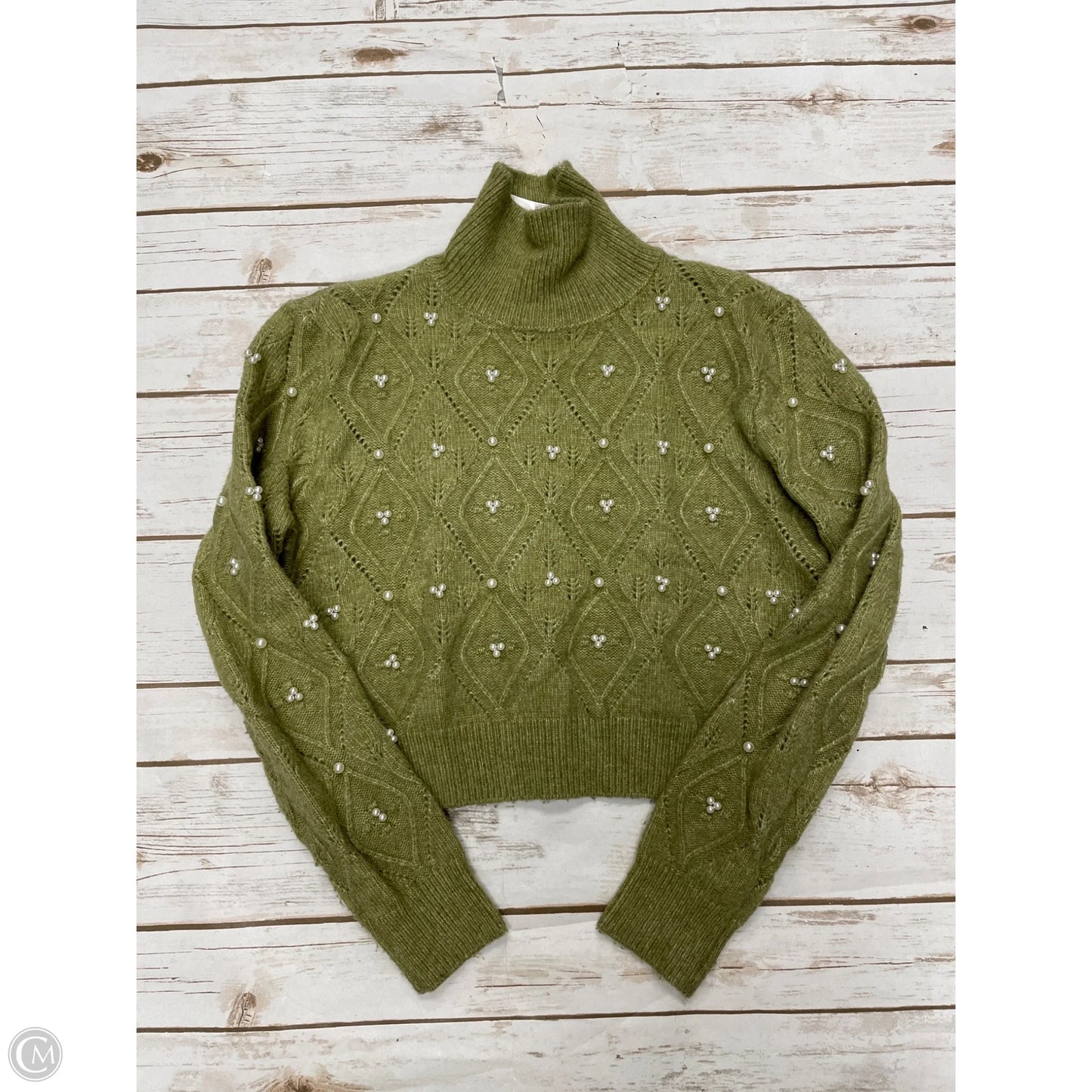 Sweater By Zara In Green, Size: L