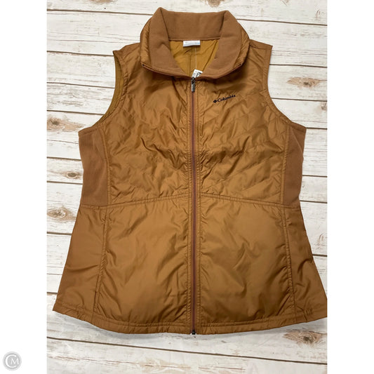 Vest Puffer & Quilted By Columbia In Bronze, Size: L