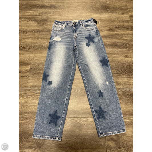 Jeans Straight By Risen In Blue Denim, Size: 6