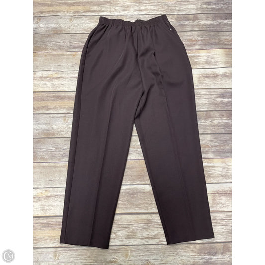 Pants Dress By Briggs In Brown, Size: 16