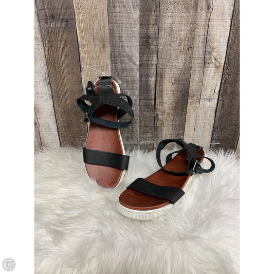 Sandals Heels Platform By Mia In Black, Size: 11