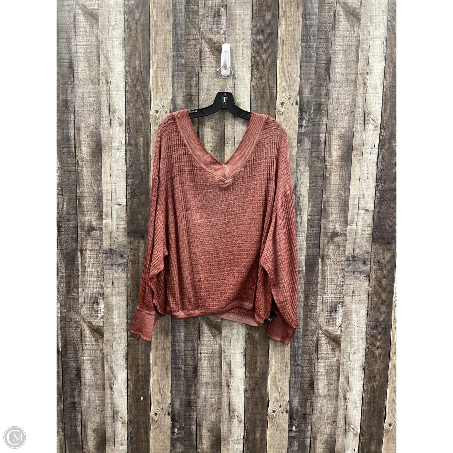 Top Long Sleeve By We The Free In Red, Size: L