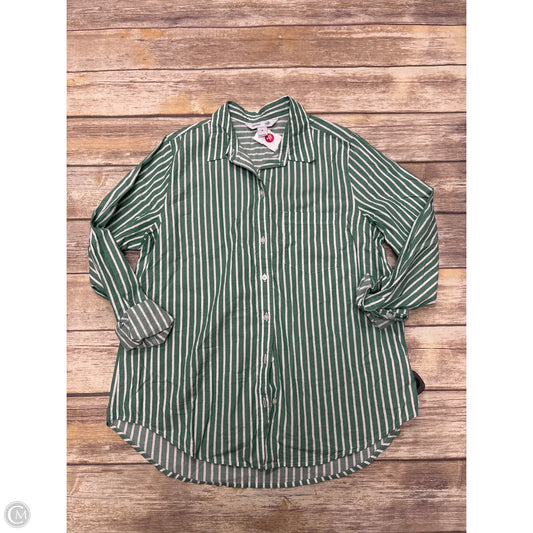 Top Long Sleeve By Old Navy In Striped Pattern, Size: M