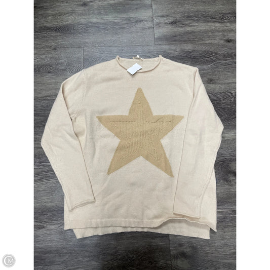 Sweater By Easel In Beige, Size: S