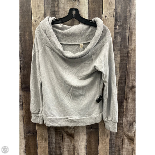Top Long Sleeve By Cme In Grey, Size: S