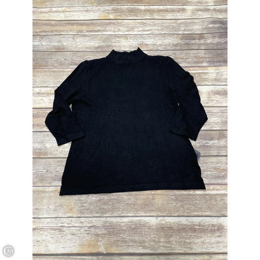 Top Long Sleeve By Cme In Black, Size: Xl