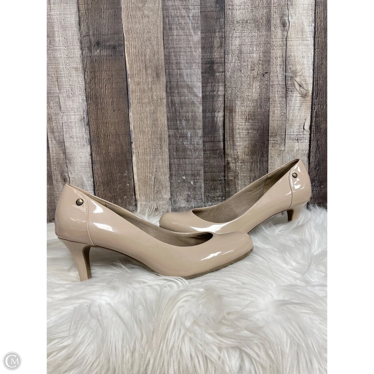 Shoes Heels Kitten By Life Stride In Tan, Size: 9