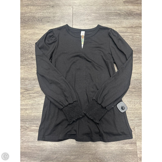 Top Long Sleeve By Blooming Jelly In Black, Size: Xs