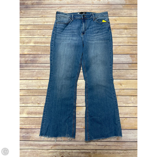 Jeans Wide Leg By Kut In Blue Denim, Size: 16