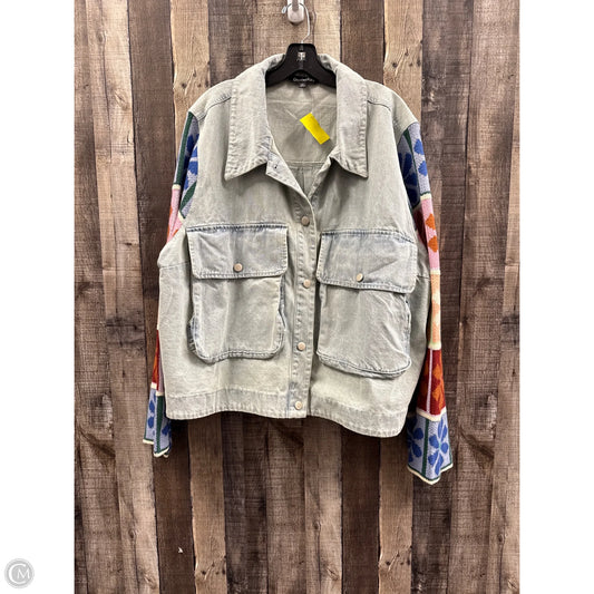 Jacket Denim By Davi & Dani In Multi-colored, Size: 1x