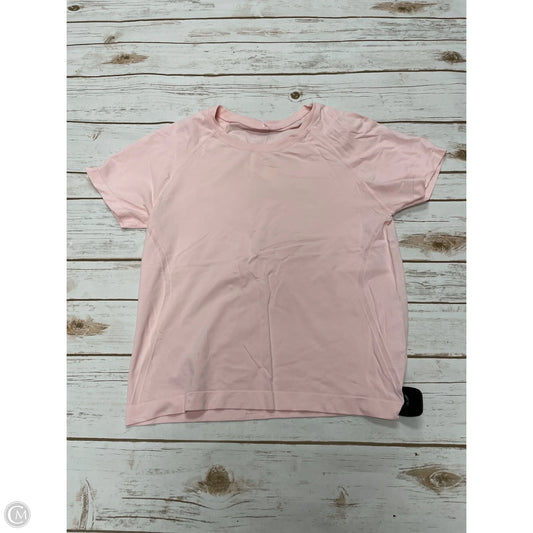 Athletic Top Short Sleeve By Cmf In Pink, Size: S