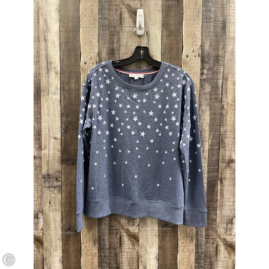 Top Long Sleeve By Jane And Delancey In Blue, Size: S