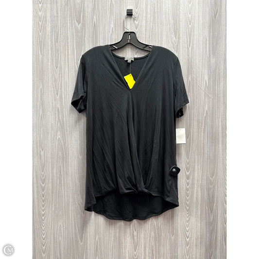 Top Short Sleeve Basic By Cme In Black, Size: Xl