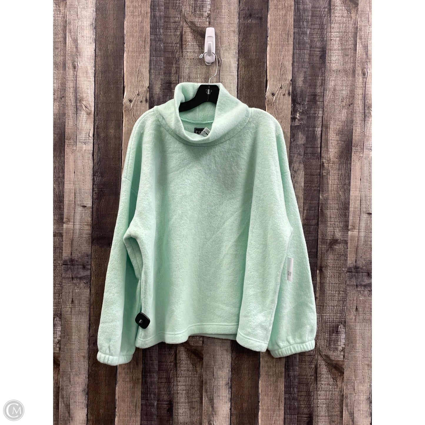 Sweater By Gap In Green, Size: Xxl