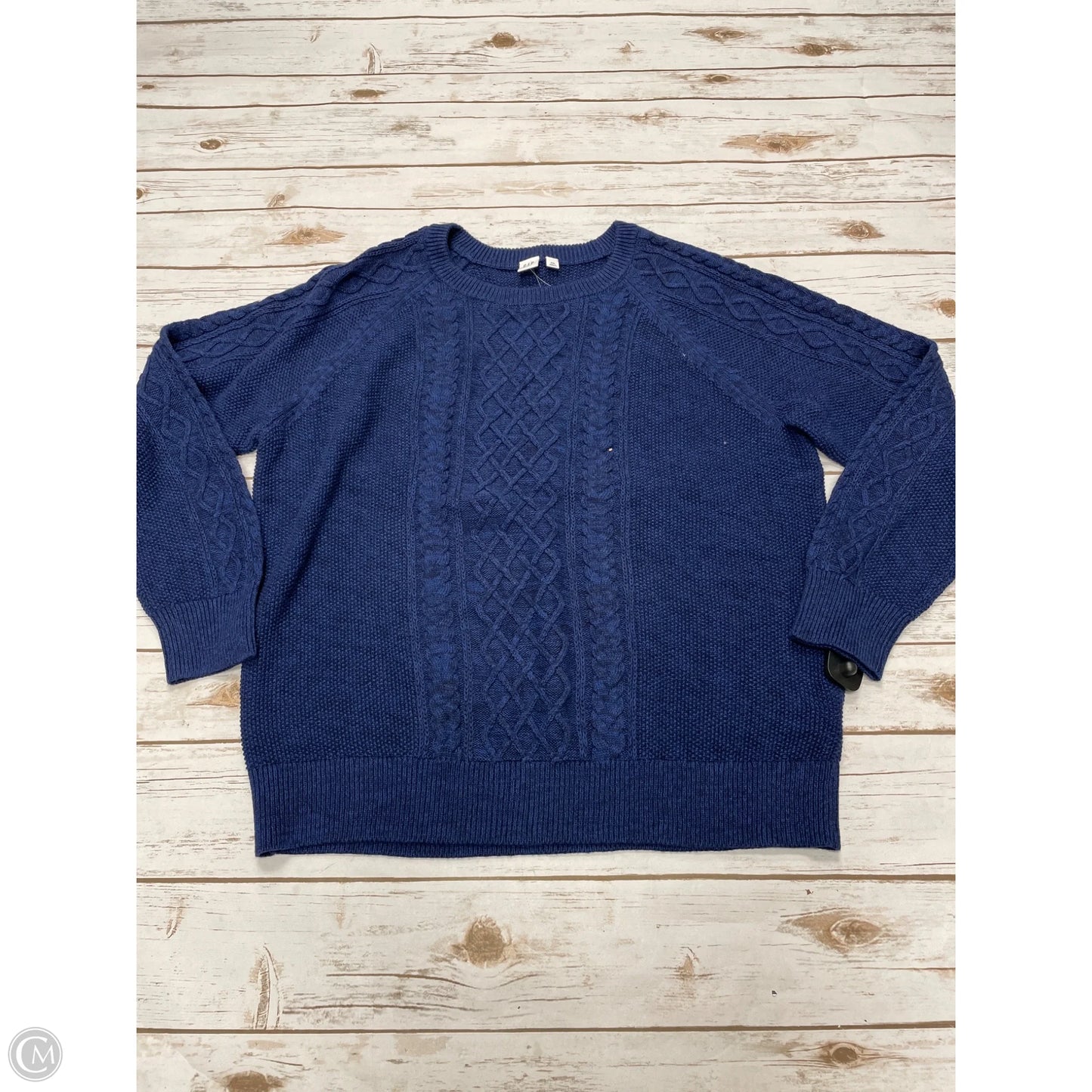 Sweater By Gap In Blue, Size: Xxl