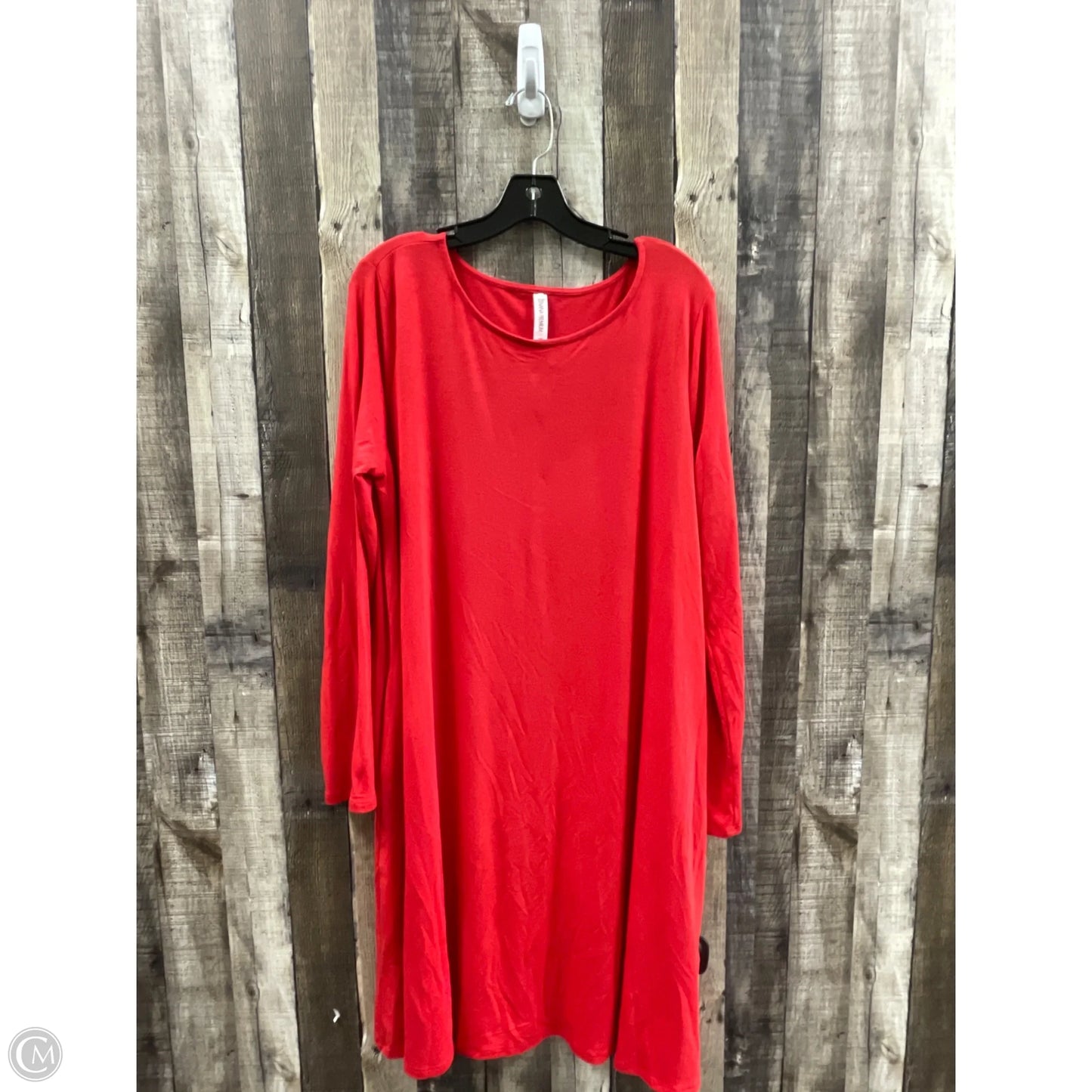 Cardigan By Zenana Outfitters In Red, Size: 2x