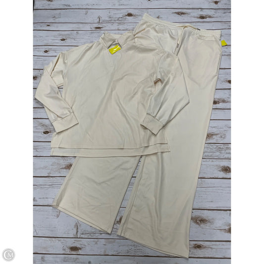 Pants Set 2pc By Cmf In Cream, Size: L