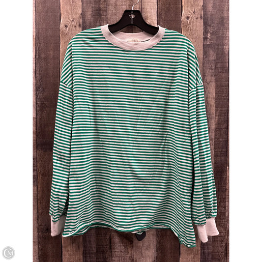 Top Long Sleeve By La Miel In Striped Pattern, Size: S