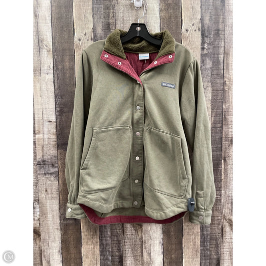 Jacket Fleece By Columbia In Green, Size: M