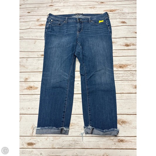 Jeans Boyfriend By Torrid In Blue Denim, Size: 16