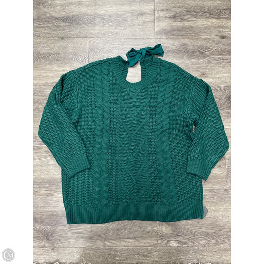 Sweater By Torrid In Green, Size: Xl