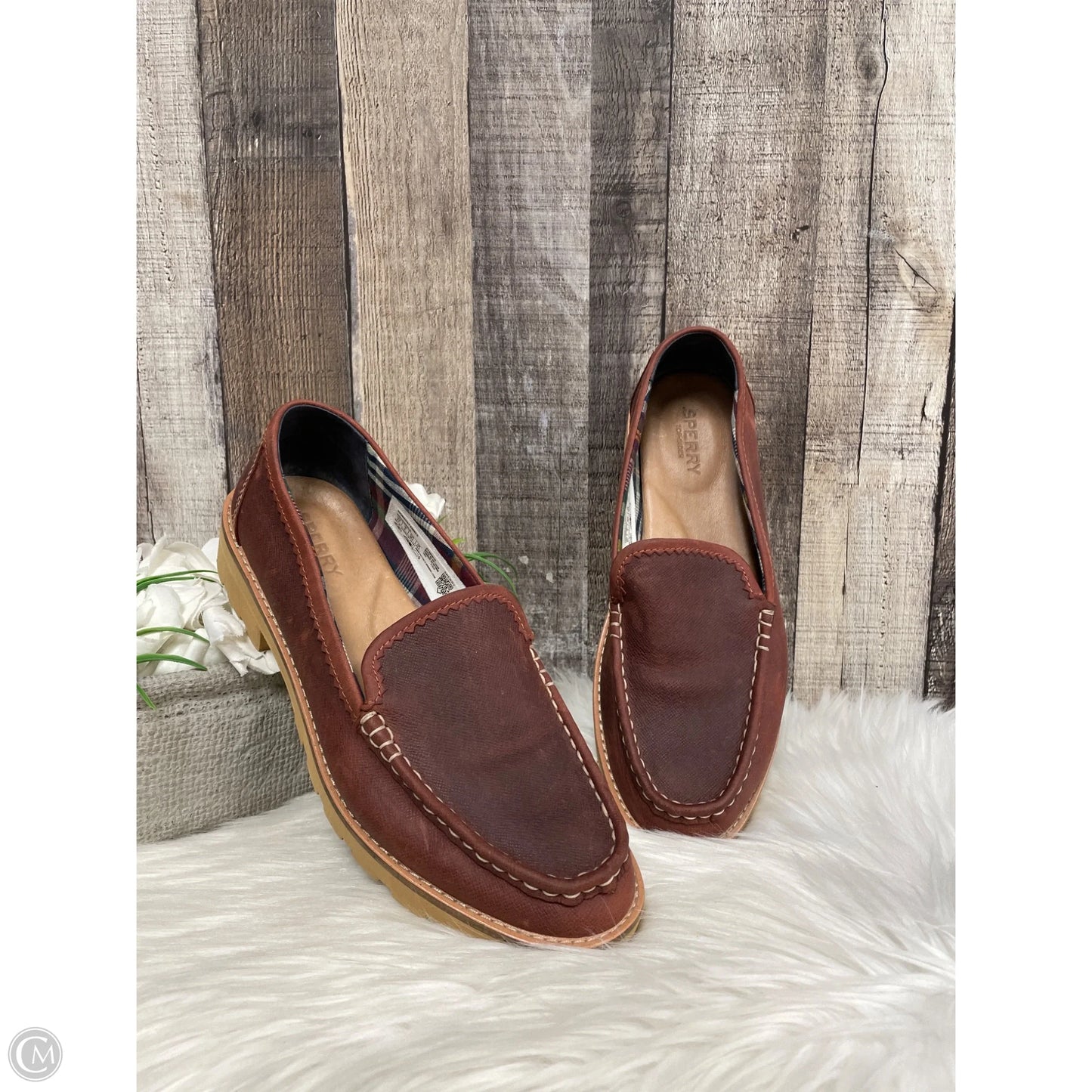 Shoes Flats By Sperry In Brown, Size: 8.5