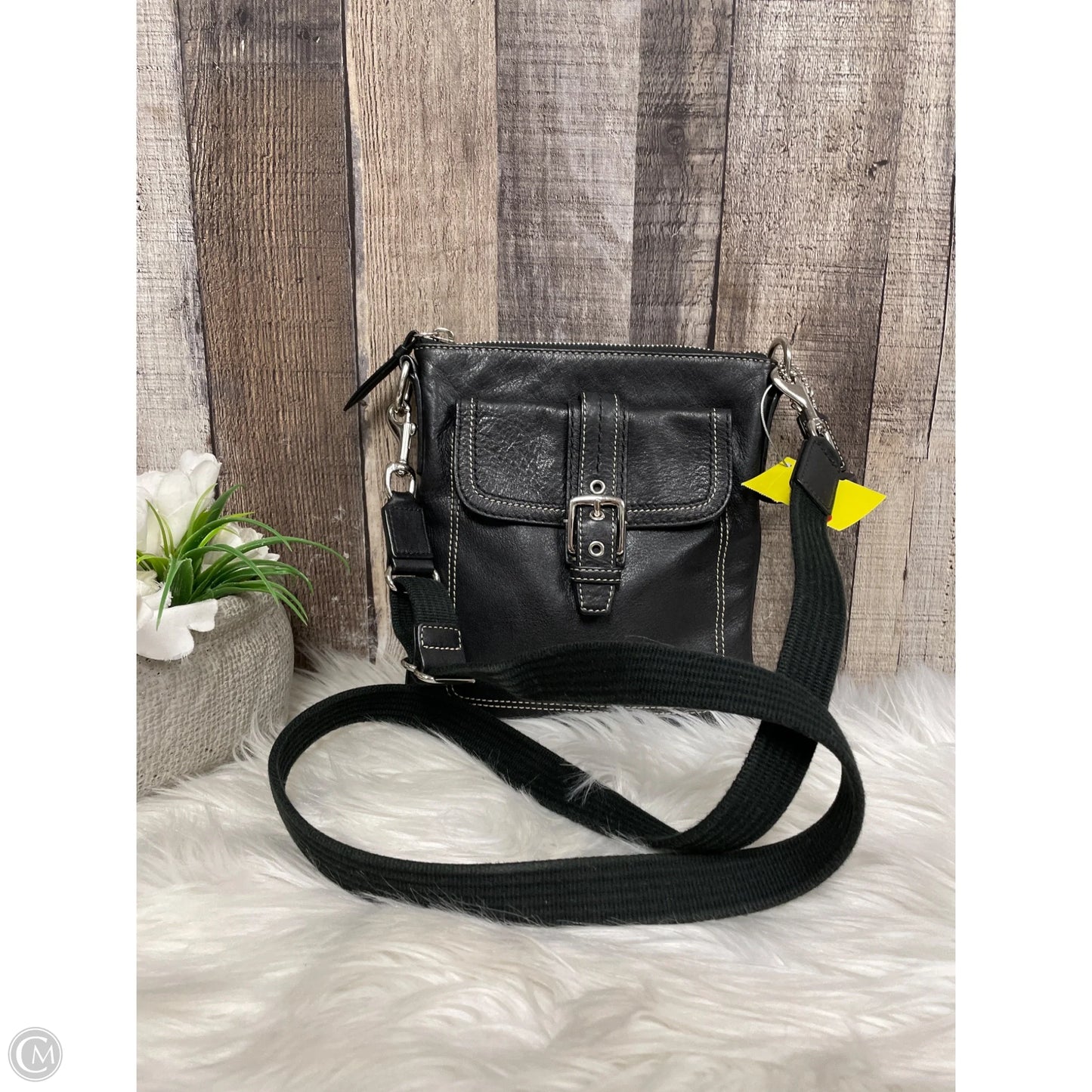 Crossbody Designer By Coach, Size: Medium