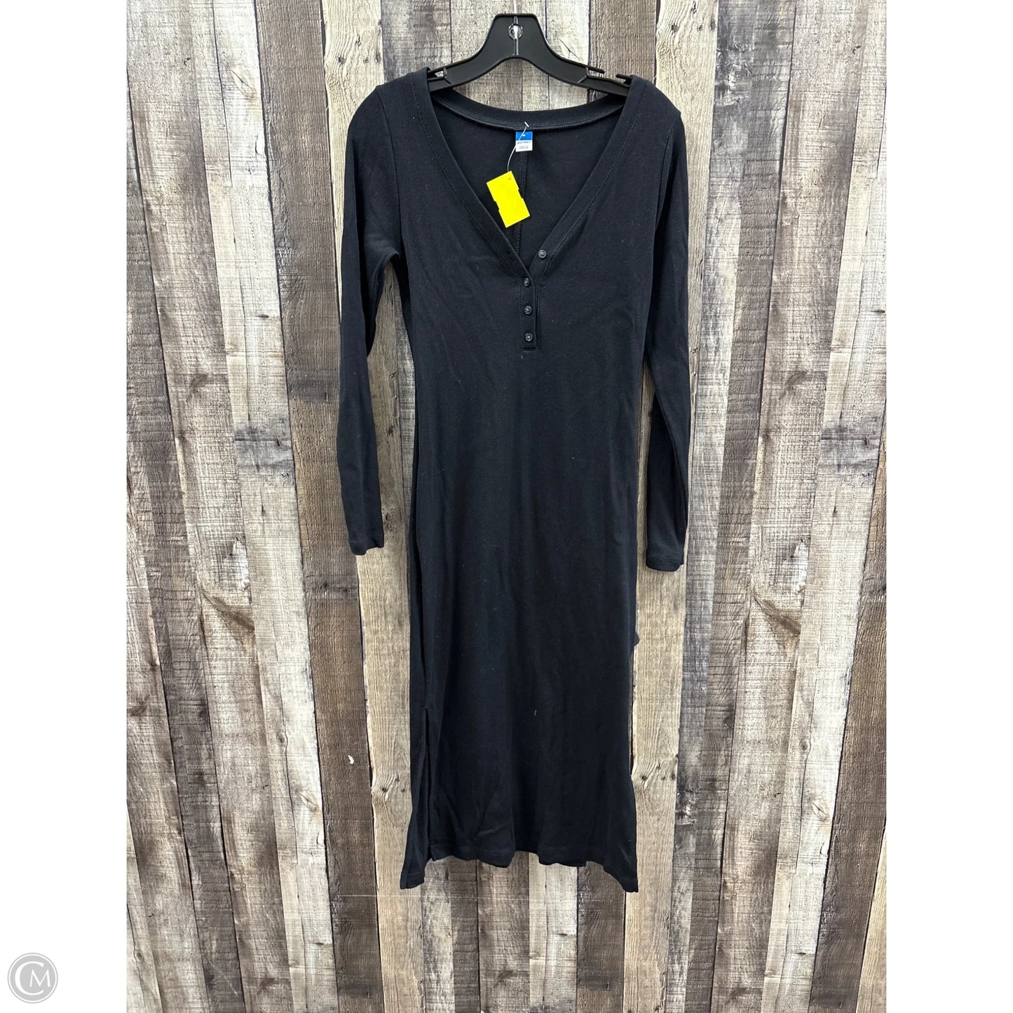 Dress Casual Maxi By Old Navy In Black, Size: M
