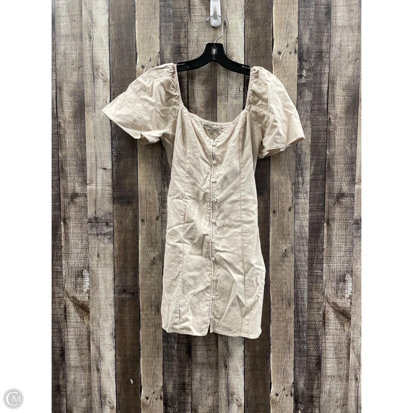 Dress Casual Short By Abercrombie And Fitch In Tan, Size: L