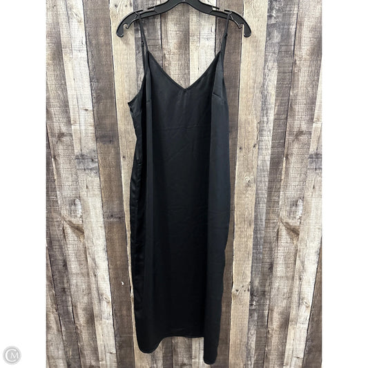 Dress Casual Midi By A New Day In Black, Size: L