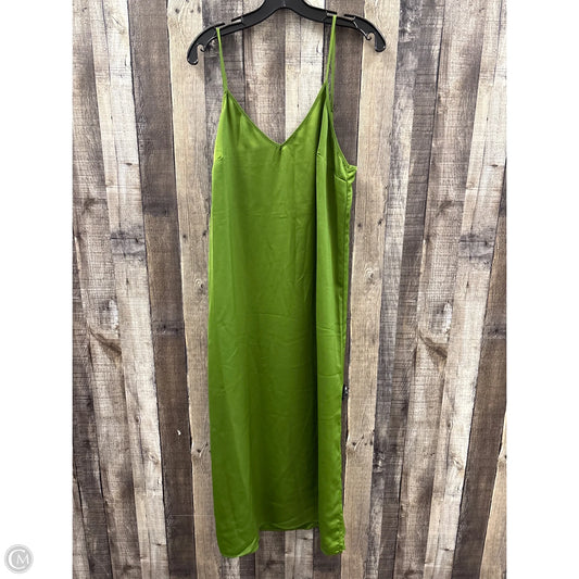 Dress Casual Midi By A New Day In Green, Size: L