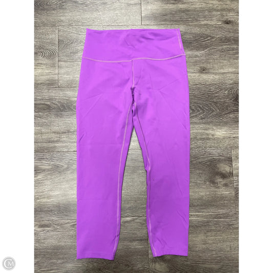 Athletic Leggings By Lululemon In Purple, Size: 10