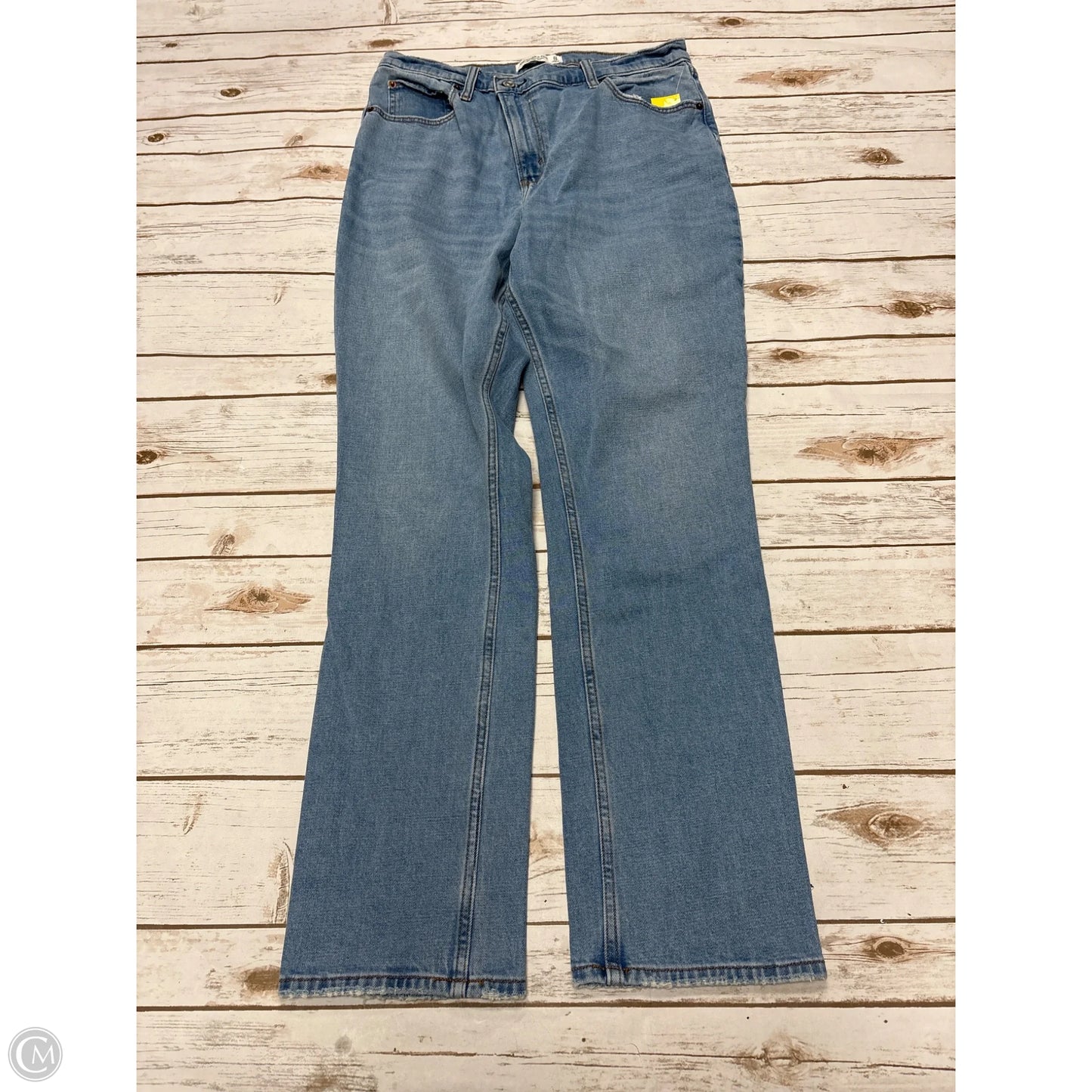 Jeans Flared By Abercrombie And Fitch In Blue Denim, Size: 12
