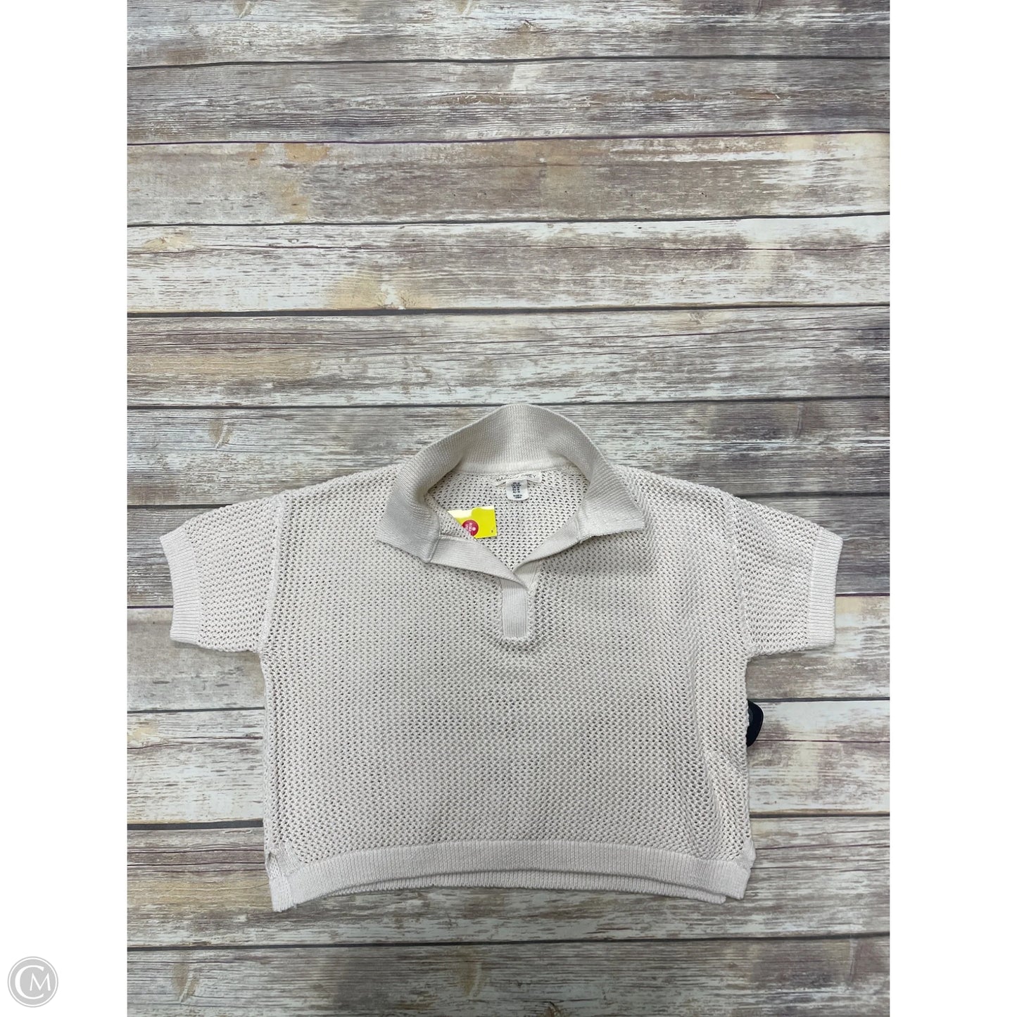 Sweater By Happily Grey In Cream, Size: M